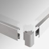 Corner Connector for Picture Hanging Clip Rail