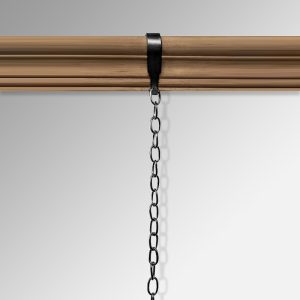 Black Chain Picture Hanging Kit with Hooks