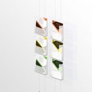 Brochure Holder (Ceiling to Floor)