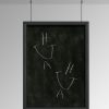 Black Chalkboard Hanging Kit with Looped Wire
