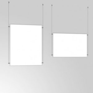 A0 Ceiling Mounted Cable Kit with Poster Pockets