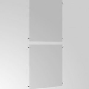 A1 Ceiling Mounted Cable Kit with Poster Pockets