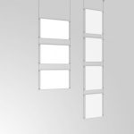 A4 Ceiling Mounted Cable Kit with Poster Pockets