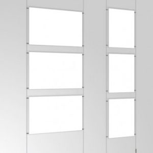 A2 Ceiling to Floor Cable Set with Poster Pockets