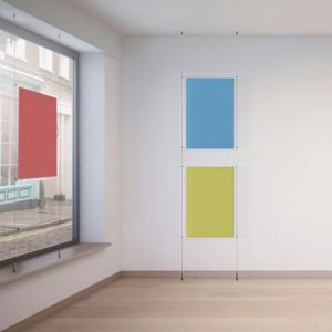 Ceiling to Floor Cable Displays, Hanging System