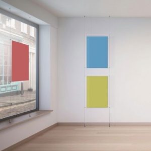 Ceiling to Floor Cable Displays, Hanging System