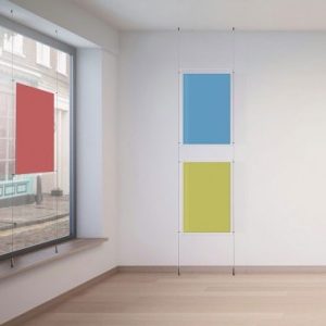 Ceiling to Floor Cable Displays, Hanging System