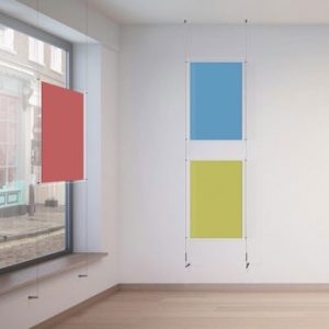 Ceiling to Wall Cable Displays, Hanging System