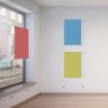 Ceiling to Wall Clear Cord Displays, Hanging System