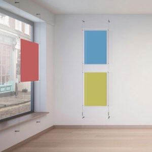 Wall to Wall Cable Displays, Hanging System