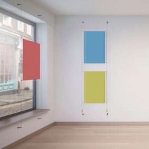 Wall to Wall Cable Displays, Hanging System
