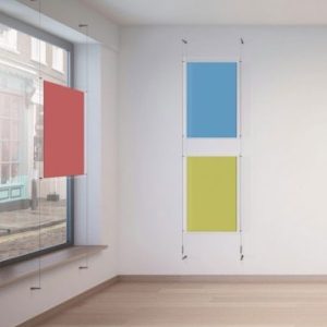 Wall to Wall Cable Displays, Hanging System