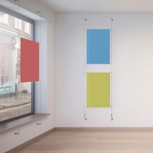 Wall to Wall Cable Displays, Hanging System