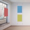 Wall to Wall Clear Cord Displays, Hanging System