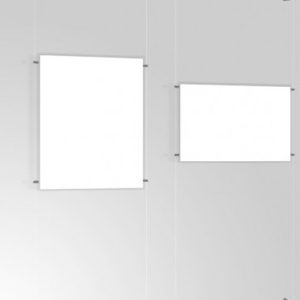 A0 Wall to Wall Transparent Cord Kit with Poster Pockets