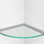 Corner Glass shelf, Wall shelf display
