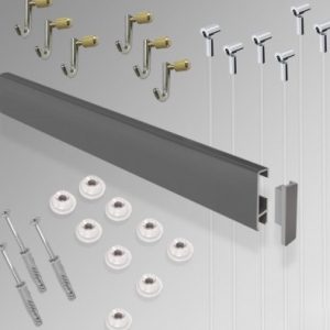 Clip Rail Picture Hanging kit