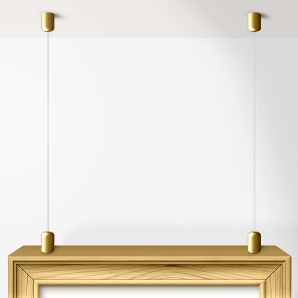 Ceiling to Frame Perlon Cable Hanging Kit