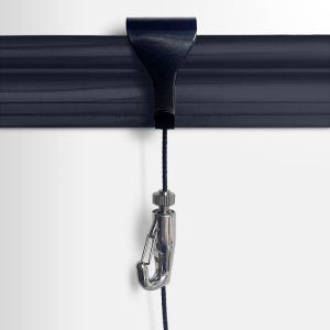 Picture Hanging kit with Black Wire Rope