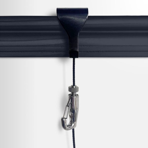 Picture Hanging kit with Black Wire Rope