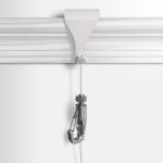 Picture Hanging Kit with White Wire Rope