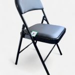 Faux Leather Folding Chair