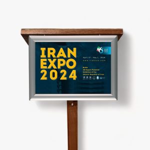 Expo Lectern with Aluminium Frame & Acrylic Sheet