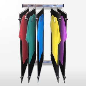 Metal Wall Browser T-Shirt Display