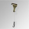 Picture Hanging Moulding Hook, Self Locking Hook
