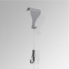 Picture Hanging Moulding Hook, Self Locking Hook