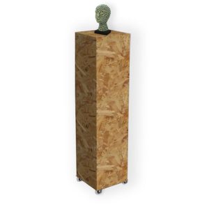 Wooden Plinth Pillar, Display Stand