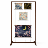 exhibition fabric display stand free standing