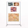 exhibition fabric display stand free standing