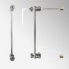 flush to wall suspended acrylic sign rod display kit