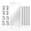 frameless mirror hanging system kit no mirror