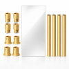 frameless mirror hanging system kit no mirror