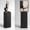 freestanding display plinth with easel top