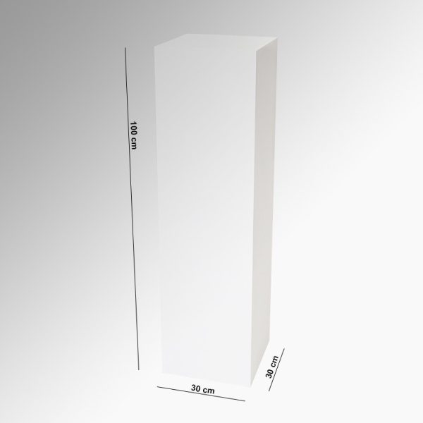 freestanding display plinth with easel top
