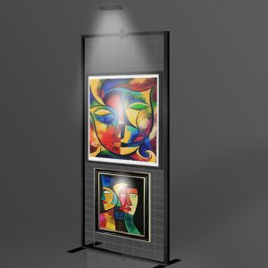 mesh panel expo display light