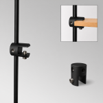 rod display shelf support clamp 10mm