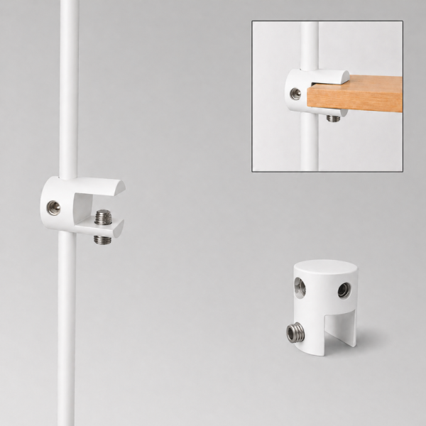 rod display shelf support clamp 10mm