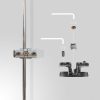 rod double panel support clamp 10mm vertical dual grip