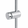 single sided rod support for panels with holes