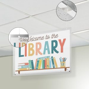 suspended ceiling poster holder kit
