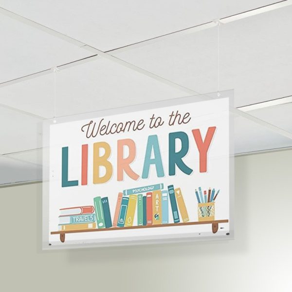 suspended ceiling poster holder kit