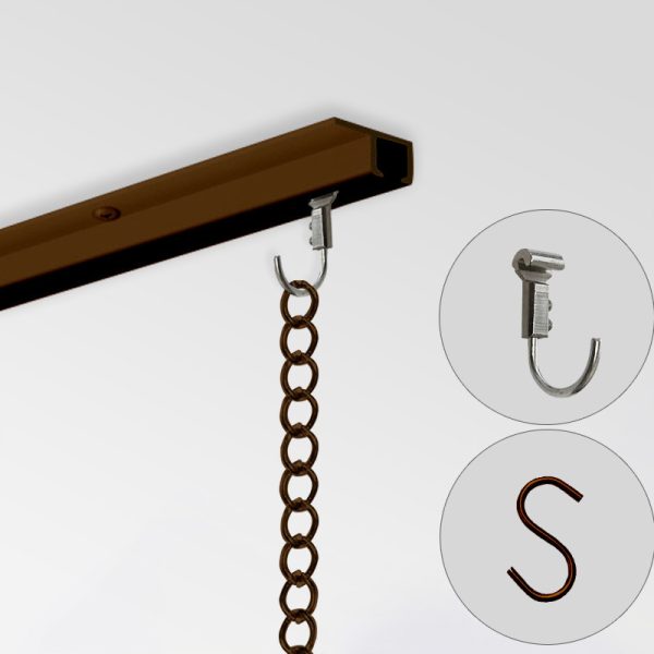 u-rail steel chain hanging kit