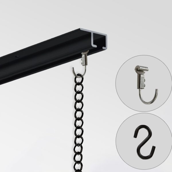 u-rail steel chain hanging kit