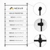 wall to wall suspended rod acrylic sign display system kit