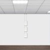 suspended twist ceiling brochure holder display kit