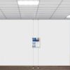 suspended twist ceiling to floor brochure holder display kit